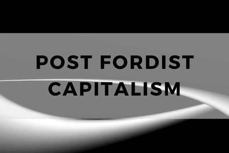 How Post Fordist Capitalism Is Changing How We Work